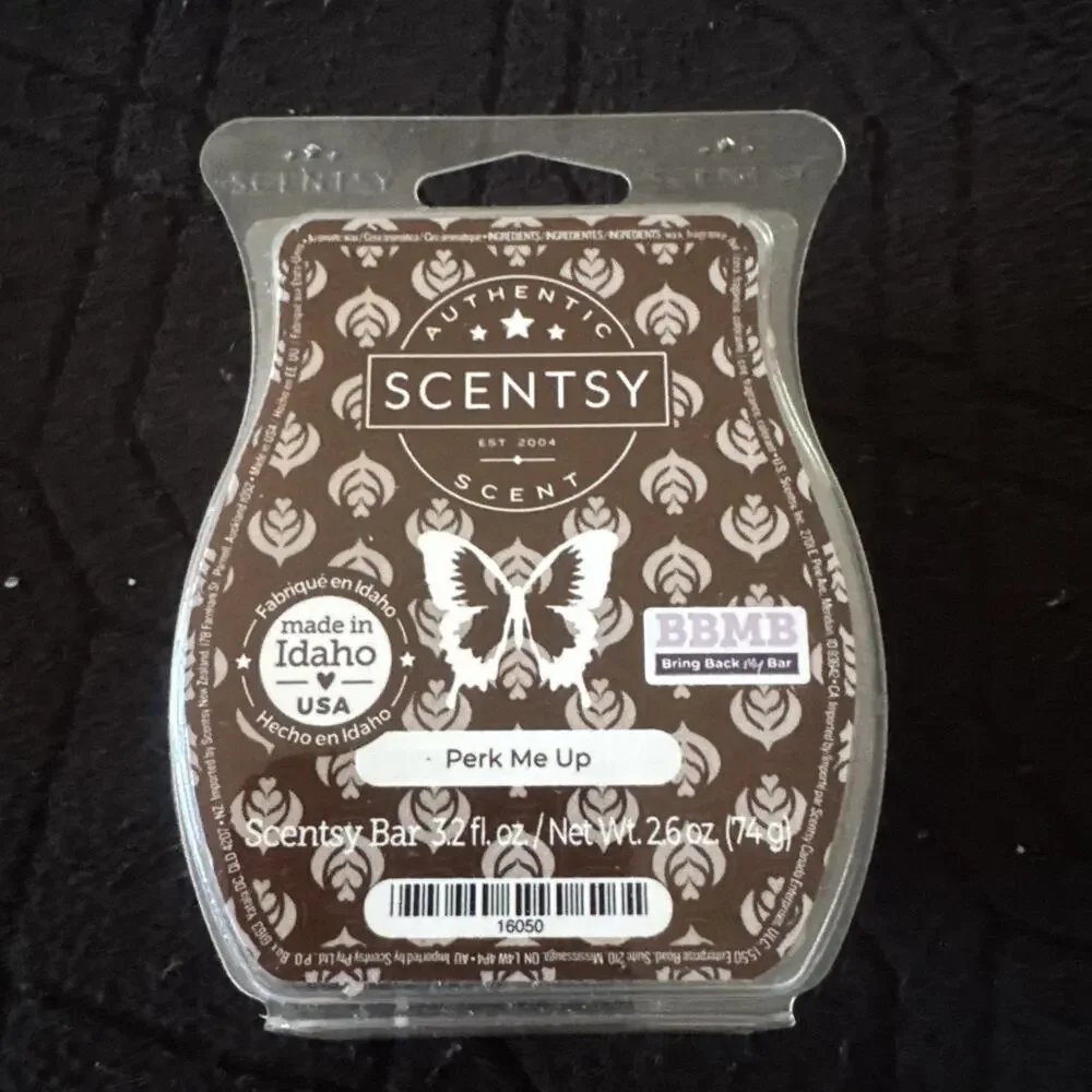 Scentsy Wax Bars PERK ME UP New- 3.2 fl. oz Scented Wax Melts Retired